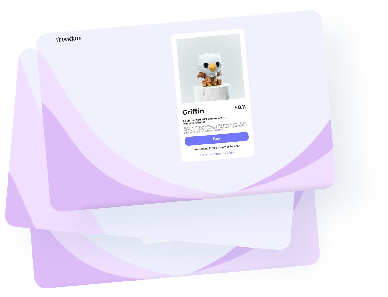 FrenDAO mint pages on desktop